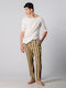 Trousers Μπεζ/μαύρο