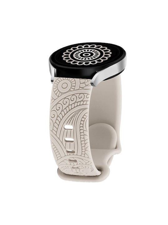 Σιλικόνη Ζώνη Γενικής Χρήσης 20mm Carven Μπεζ