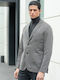 Men's Suit Jacket Regular Fit Gray