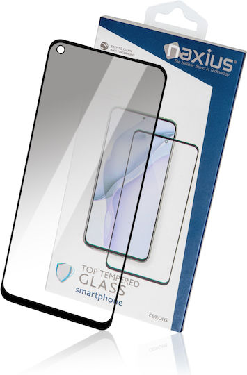 Naxius Privacy Tempered Glass Μαύρο (OnePlus Nord N10)
