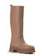 Leder Damenstiefel Braun