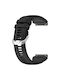 Σιλικόνη Λουράκι Quickfit 22mm Μαύρο