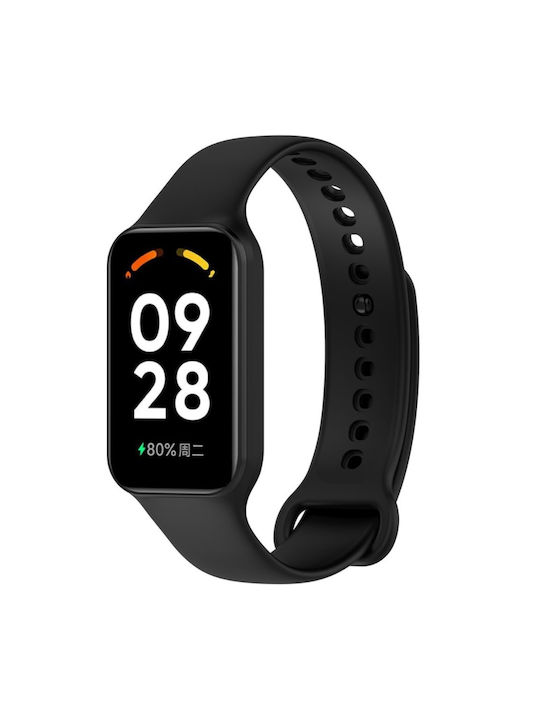 Silicone Strap Xiaomi Redmi Smart Band 2 Xiaomi Smart Mi Band 8 Active Black