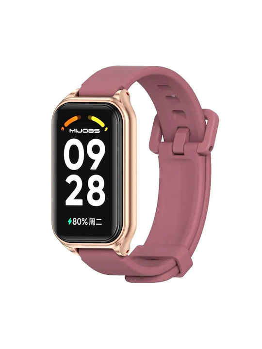 Curea din Silicon Xiaomi Redmi Smart Band 2 Xiaomi Smart Mi Band 8 Active Burgundy