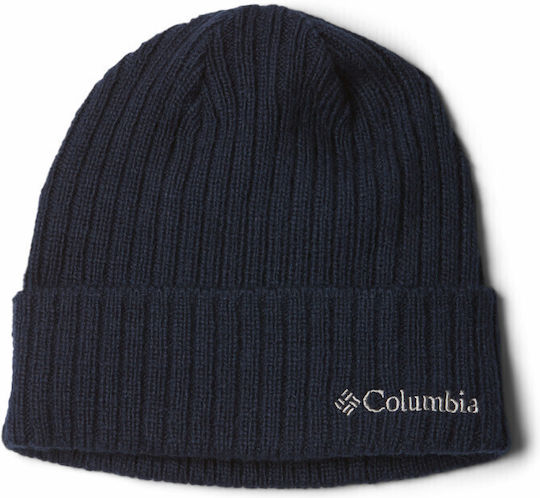 Watch Cap Beanie Unisex Beanie Knitted in Navy Blue color