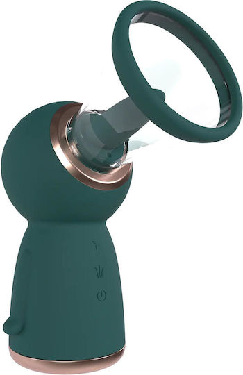 Exquisite Rechargeable Vulva Breast Pump Forest Green
