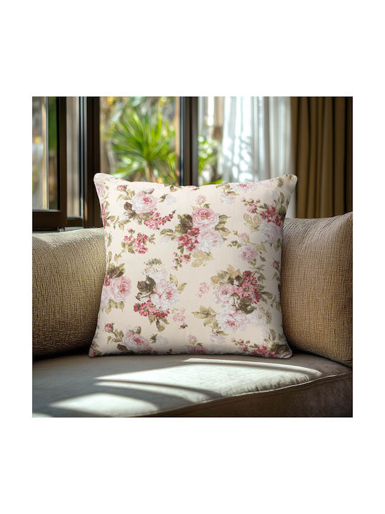 Beauty Home Vintage Floral Decorative Pillow Ca...