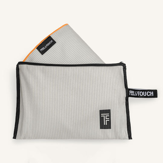 Feel & Touch Microfiber Towel Body Gray 160x80cm