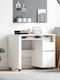 Computer Office Wooden White 91x50x77cm