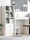 Desk Wooden White 70x40x76cm