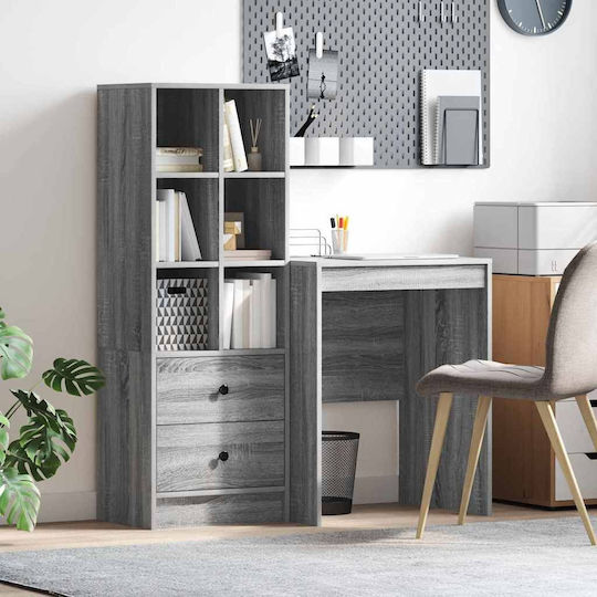 Schreibtisch Holz Gray Sonoma 60x50x76cm