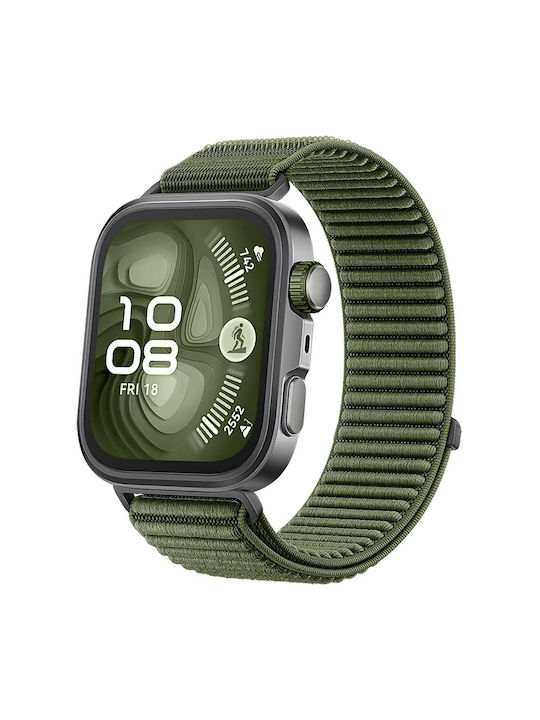 Νάιλον Λουράκι Huawei Watch Fit 4 4 Pro 3 Σκούρο Πράσινο