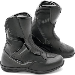 Nordcode Cruise Wp Cizme Moto Din Piele Pentru Bărbați Negre
