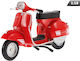 Model 1:18 1976 Vespa 200 Rally Red