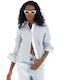Bertyna_monday Women's Long Sleeve Shirt Blue