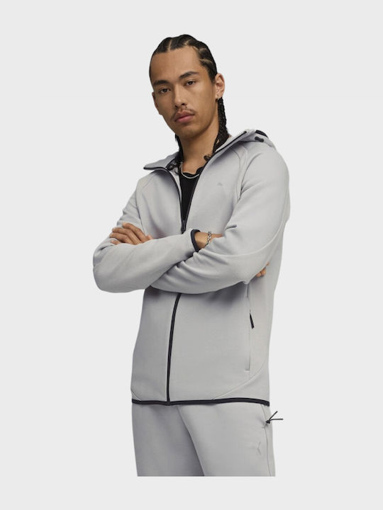 PUMA Evostripe Ζακέτα με Κουκούλα Γκρι