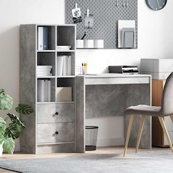 vidaXL Σετ Γραφείου 2τμχ Γκρι Σκυρόδεμα 3337356