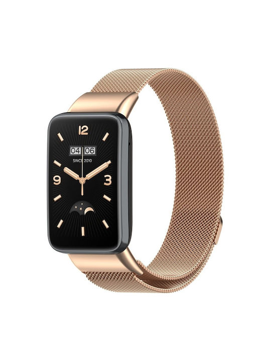 Milanese Xiaomi Mi Band 7 Pro Rose Gold Tragbare Bänder