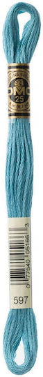 Embroidery Thread Mouline Dmc 117 597 Turquoise