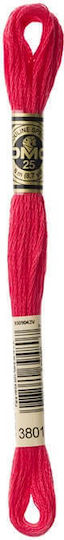 Stickgarn Mouline Dmc 117 Fuchsien 3801