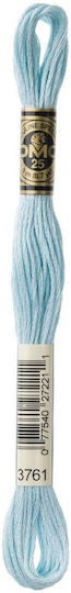 Stickgarn Mouline Dmc 117 Hellblau