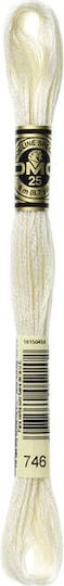 Fir Broderie Mouline Dmc 117 746 Ecru
