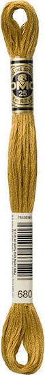 Stickgarn Mouline Dmc 117 Senfgelb