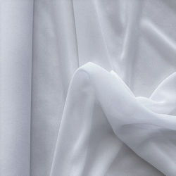 Velvet Lining 100% Polyester Meter Width 2.40 M White