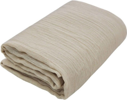Decorative Gaza 100% Cotton 10 Meters Length X Width 1.5m Ecru Gaza