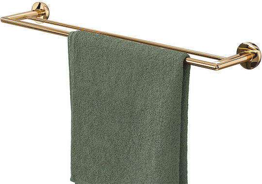 TIGER Double Wall-Mounted Bathroom Rail ​12.6x65.2cm Gold