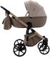 Adamex Nola Natura Adjustable 2 in 1 Baby Stroller Suitable for Newborn Cappuccino 14.2kg