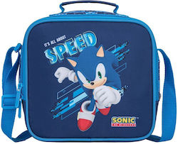 Sonic Hand Lunch Bag Blue 21x11x22cm Sonic Hand Lunch Bag Blue 21x11x22cm