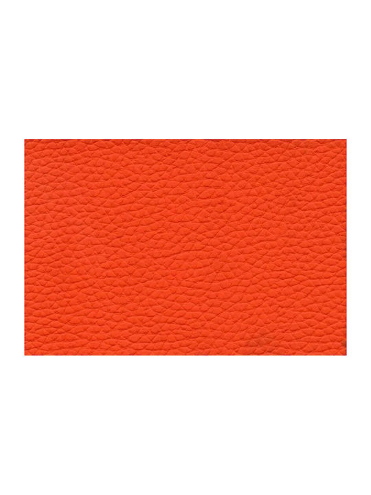 Waterproof Upholstery Fabric Artificial Leather by the Meter Width 140cm Orange 26