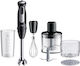 Braun MultiQuick 5 Pro Handmixer mit Inox-Stab 1000W Schwarze