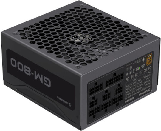 GameMax GM-800 800W Schwarz Computer-Netzteil Vollständig modular 80 Plus Bronze