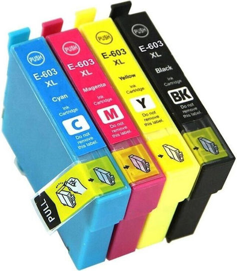 Compatible Inkjet Cartridges 603XL Black Cyan Yellow Magenta Epson High Capacity