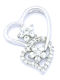 PS Silver Charm Herz aus Silber mit Zirkon