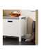 Entry Furniture with Bench White 91x30x50cm