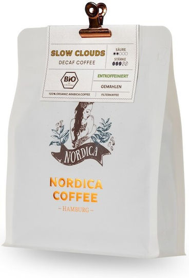 Nordica Coffee Cafea Espresso Decafeinizat Arabica Peru Măcinat 250gr