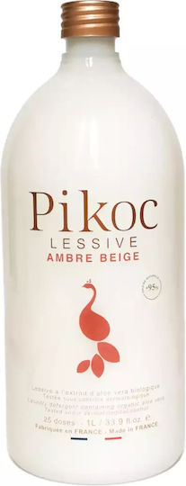 Pikoc Lichid Detergent pentru Sensibil, Culori & Alb Haine 1lt (30 Cupe de măsurare)