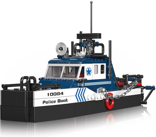 Mould King Τουβλάκια Police Boat για 8+ Ετών 413τμχ