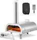 Vevor Pizzaofen Holz Silver