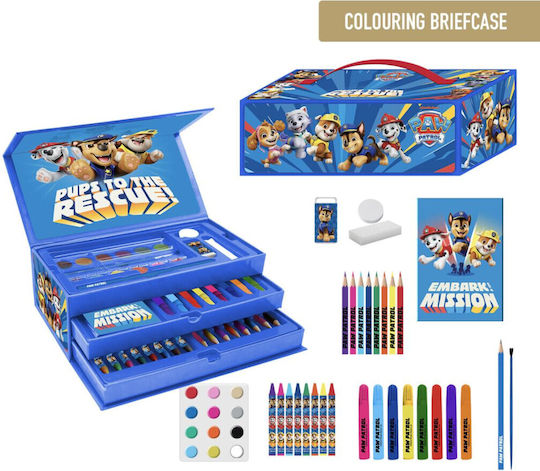 Paw Patrol Rettungs Kinder Schreibwaren-Set In Koffer