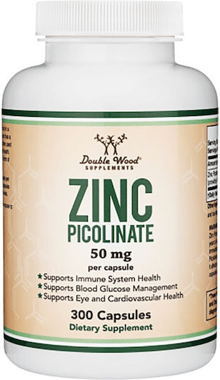 Double Wood Zinc Picolinate 50мг 300 капси