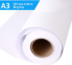 A3 Paper Roll 297x50m 80g Copier