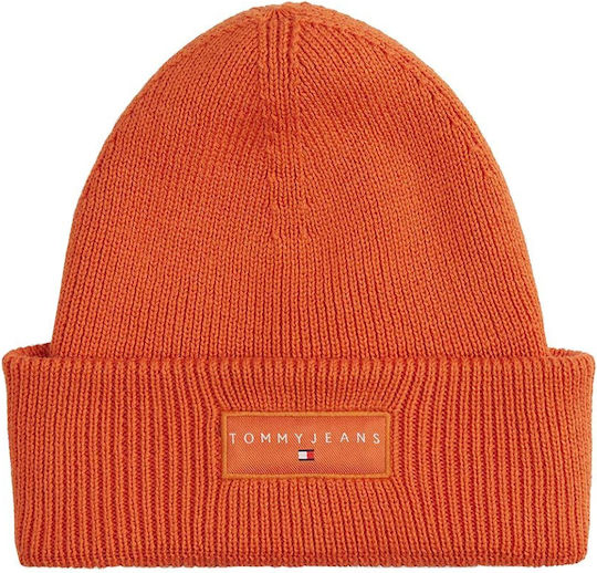 Beanie Beanie Knitted in Orange color