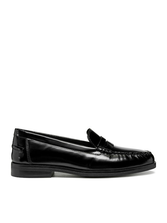 Florentic Cloridie Leather Women's Moccasins in Black Color