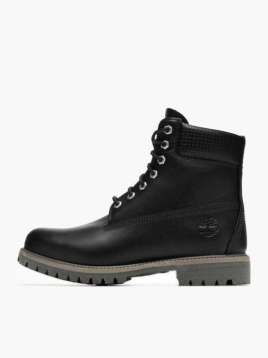 Timberland Piele Negru Bocanci