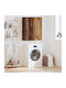 vidaXL Bathroom Cabinet L69.5xW34xH90cm Brown