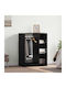 vidaXL Cabinet de baie L77xA48xÎ102cm Negru